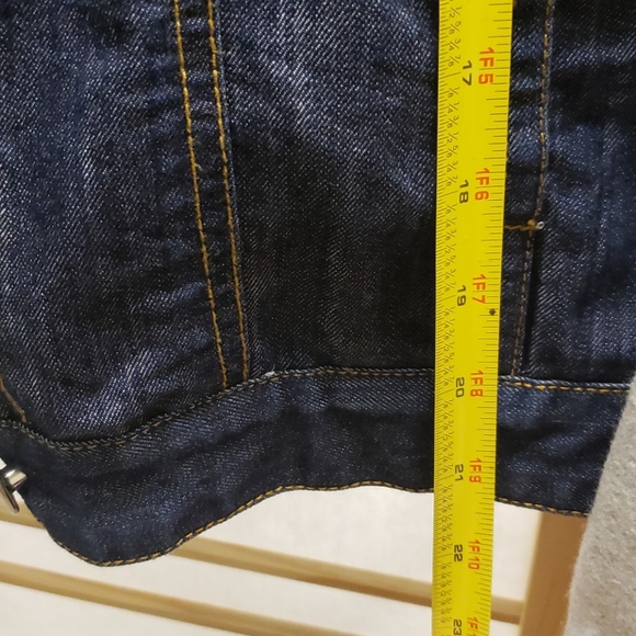 Paper Doll jean jacket, junior size Large - Picture 6 of 9